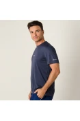 CAMISETA SPEEDO BASIC INTERLOCK UV50 MASCULINA - Marinho