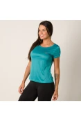 CAMISETA SPEEDO INTERLOCK UV50 FEMININA - Verde CAMISETA SPEEDO INTERLOCK UV50 FEMININA - Verde