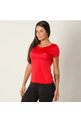 CAMISETA SPEEDO INTERLOCK UV50 FEMININA - Vermelho CAMISETA SPEEDO INTERLOCK UV50 FEMININA - Vermelho