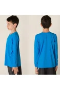 CAMISETA SPEEDO UV PROTECTION MANGA LONGA INFANTIL - Azul