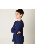 CAMISETA SPEEDO UV PROTECTION MANGA LONGA INFANTIL - Marinho