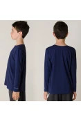CAMISETA SPEEDO UV PROTECTION MANGA LONGA INFANTIL - Marinho