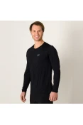 CAMISETA SPEEDO UV PROTECTION MANGA LONGA MASCULINA - Preto