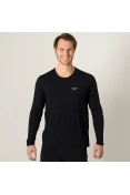 CAMISETA SPEEDO UV PROTECTION MANGA LONGA MASCULINA - Preto