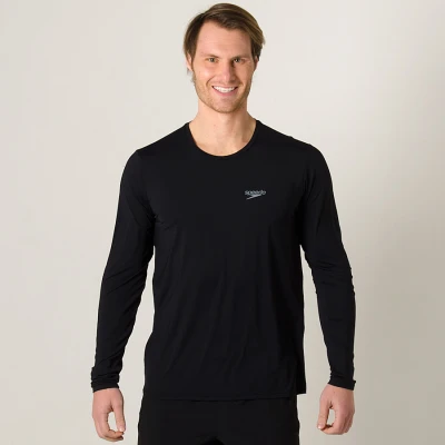 CAMISETA SPEEDO UV PROTECTION MANGA LONGA MASCULINA - Preto CAMISETA SPEEDO UV PROTECTION MANGA LONGA MASCULINA - Preto