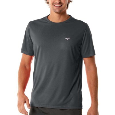 CAMISETA TREINO MIZUNO ENERGY MASCULINA - Chumbo