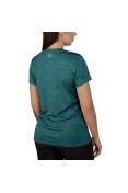 CAMISETA TREINO UNDER ARMOUR TECH V NECK TWIST FEMININA - Verde