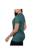 CAMISETA TREINO UNDER ARMOUR TECH V NECK TWIST FEMININA - Verde