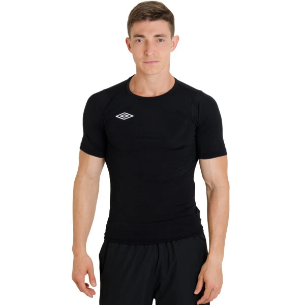 CAMISETA UMBRO BASIC TÉRMICA MASCULINA - Preto/branco