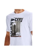CAMISETA UNDER ARMOUR BASKETBALL PHOTO MASCULINA - Branco