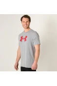CAMISETA UNDER ARMOUR BIG LOGO MASCULINA - Cinza CAMISETA UNDER ARMOUR BIG LOGO MASCULINA - Cinza