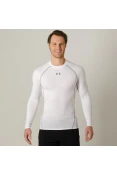 CAMISETA UNDER ARMOUR COMPRESSÃO HG MASCULINA - Branco