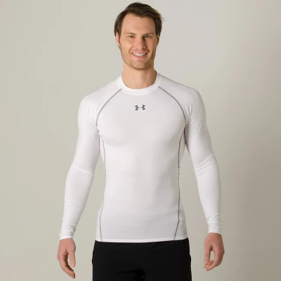 CAMISETA UNDER ARMOUR COMPRESSÃO HG MASCULINA - Branco