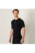 CAMISETA UNDER ARMOUR COMPRESSÃO HG MASCULINA - Preto CAMISETA UNDER ARMOUR COMPRESSÃO HG MASCULINA - Preto