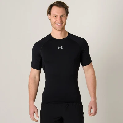 CAMISETA UNDER ARMOUR COMPRESSÃO HG MASCULINA - Preto CAMISETA UNDER ARMOUR COMPRESSÃO HG MASCULINA - Preto