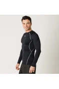 CAMISETA UNDER ARMOUR COMPRESSÃO HG MASCULINA - Preto