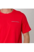 CAMISETA UNDER ARMOUR COTTON SS MASCULINA - Vermelho CAMISETA UNDER ARMOUR COTTON SS MASCULINA - Vermelho