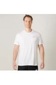 CAMISETA UNDER ARMOUR LEFT CHEST SS MASCULINA - Branco CAMISETA UNDER ARMOUR LEFT CHEST SS MASCULINA - Branco
