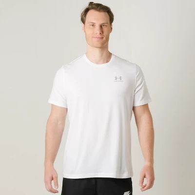 CAMISETA UNDER ARMOUR LEFT CHEST SS MASCULINA - Branco