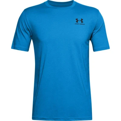 CAMISETA UNDER ARMOUR SPORTSTY LEFT MASCULINA - Azul CAMISETA UNDER ARMOUR SPORTSTY LEFT MASCULINA - Azul