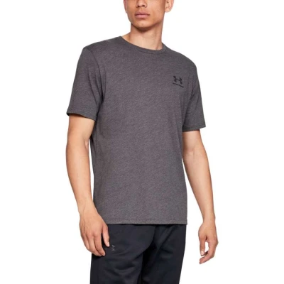 CAMISETA UNDER ARMOUR SPORTSTY LEFT MASCULINA - Chumbo CAMISETA UNDER ARMOUR SPORTSTY LEFT MASCULINA - Chumbo