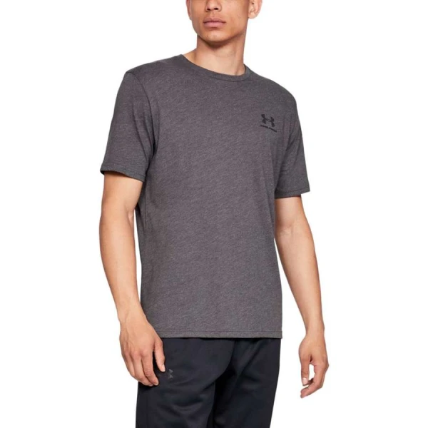 CAMISETA UNDER ARMOUR SPORTSTY LEFT MASCULINA - Chumbo CAMISETA UNDER ARMOUR SPORTSTY LEFT MASCULINA - Chumbo
