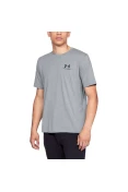 CAMISETA UNDER ARMOUR SPORTSTY LEFT MASCULINA - Cinza CAMISETA UNDER ARMOUR SPORTSTY LEFT MASCULINA - Cinza