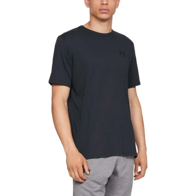 CAMISETA UNDER ARMOUR SPORTSTY LEFT MASCULINA - Preto CAMISETA UNDER ARMOUR SPORTSTY LEFT MASCULINA - Preto