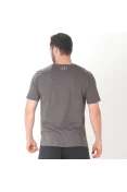 CAMISETA UNDER ARMOUR SS LOGO MASCULINA - Chumbo CAMISETA UNDER ARMOUR SS LOGO MASCULINA - Chumbo