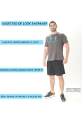 CAMISETA UNDER ARMOUR SS LOGO MASCULINA - Chumbo CAMISETA UNDER ARMOUR SS LOGO MASCULINA - Chumbo