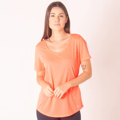 CAMISETA UNDER ARMOUR STREAKER FEMININA - Laranja