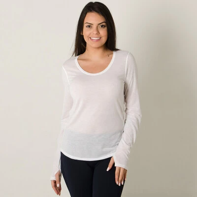 CAMISETA UNDER ARMOUR STREAKER MANGA LONGA FEMININA - Branco