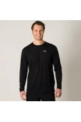 CAMISETA UNDER ARMOUR STREAKER MANGA LONGA MASCULINA - Preto