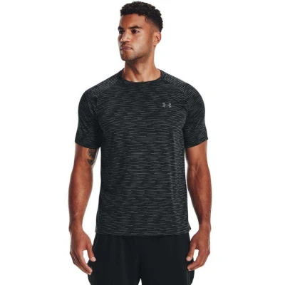 CAMISETA UNDER ARMOUR TECH 2.0 DASH MASCULINA - Preto CAMISETA UNDER ARMOUR TECH 2.0 DASH MASCULINA - Preto