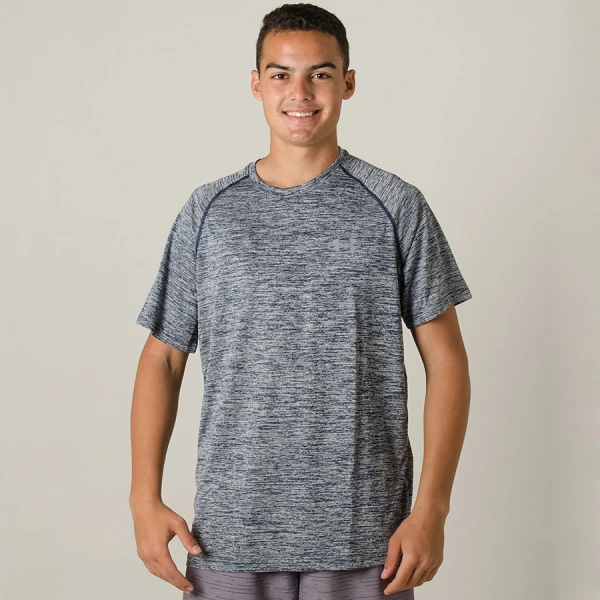 CAMISETA UNDER ARMOUR TECH SS TEE BRAZIL MASCULINA - Cinza/marinho CAMISETA UNDER ARMOUR TECH SS TEE BRAZIL MASCULINA - Cinza/marinho
