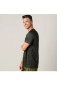 CAMISETA UNDER ARMOUR TECH SS TEE BRAZIL MASCULINA - Verde/preto