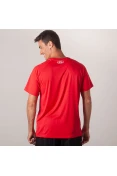 CAMISETA UNDER ARMOUR TECH SS TEE BRAZIL MASCULINA - Vermelho/branco