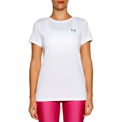 CAMISETA UNDER ARMOUR TECH SSC SOLID FEMININA - Branco