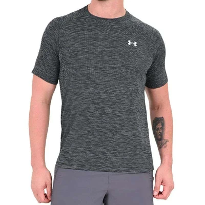 CAMISETA UNDER ARMOUR TECH TEXTURED MASCULINA - Grafite