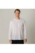 CAMISETA UNDER ARMOUR THREADBORNE MANGA LONGA MASCULINA - Branco