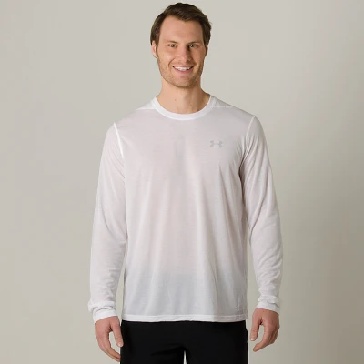CAMISETA UNDER ARMOUR THREADBORNE MANGA LONGA MASCULINA - Branco