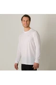 CAMISETA UNDER ARMOUR THREADBORNE MANGA LONGA MASCULINA - Branco
