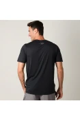 CAMISETA UNDER ARMOUR THREADBORNE MASCULINA - Preto CAMISETA UNDER ARMOUR THREADBORNE MASCULINA - Preto