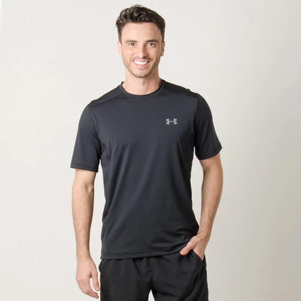 CAMISETA UNDER ARMOUR THREADBORNE MASCULINA - Preto CAMISETA UNDER ARMOUR THREADBORNE MASCULINA - Preto