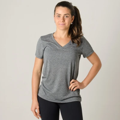 CAMISETA UNDER ARMOUR THREADBORNE TRAIN SSV TWIST FEMININA - Grafite CAMISETA UNDER ARMOUR THREADBORNE TRAIN SSV TWIST FEMININA - Grafite