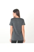 CAMISETA UNDER ARMOUR V NECK TWIST FEMININA - Grafite CAMISETA UNDER ARMOUR V NECK TWIST FEMININA - Grafite