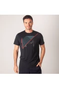 CAMISETA UNDER ARMOUR WARPED ROUTE MASCULINA - Preto