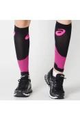 CANELITO ASICS COMPRESSÃO LEG SLEEVES - Preto/pink