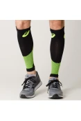 CANELITO ASICS COMPRESSÃO LEG SLEEVES - Preto/verde