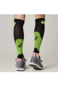 CANELITO ASICS COMPRESSÃO LEG SLEEVES - Preto/verde